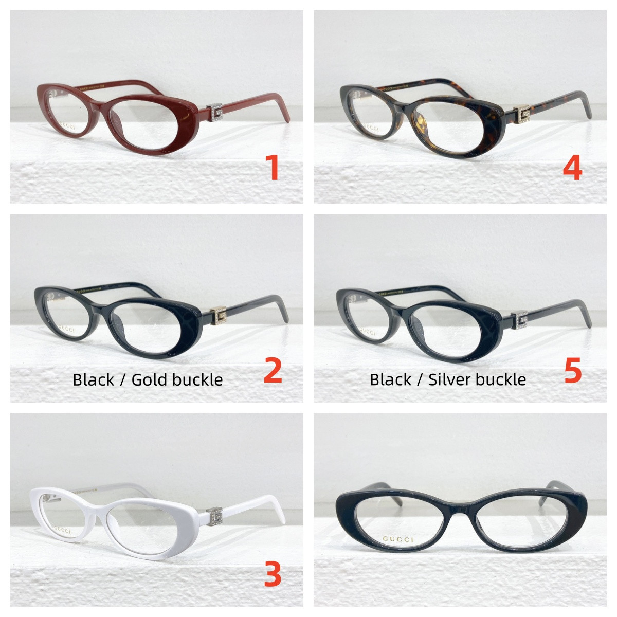 G*u*i glasses gg 1680s 52-17-140