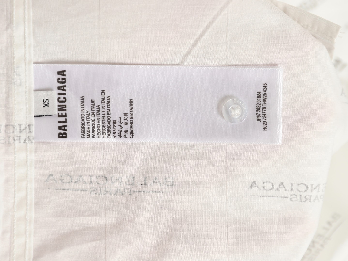 Ba*len*cia*ga short-sleeved shirts