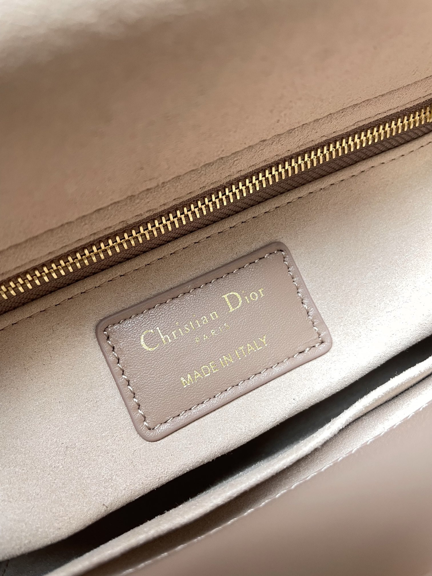 small lady D*or my abcD*or bag blush 8 x 6.5 x 3 inches