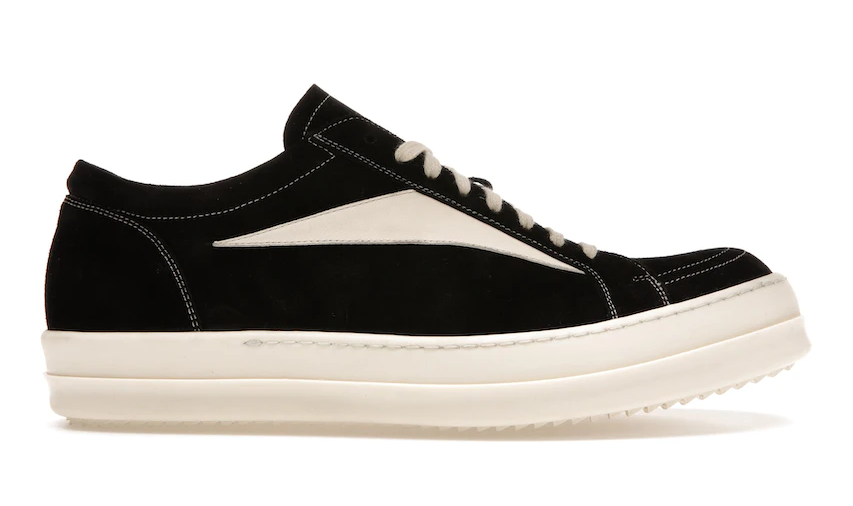 Rick Owens Strobe Vintage Low Black Suede