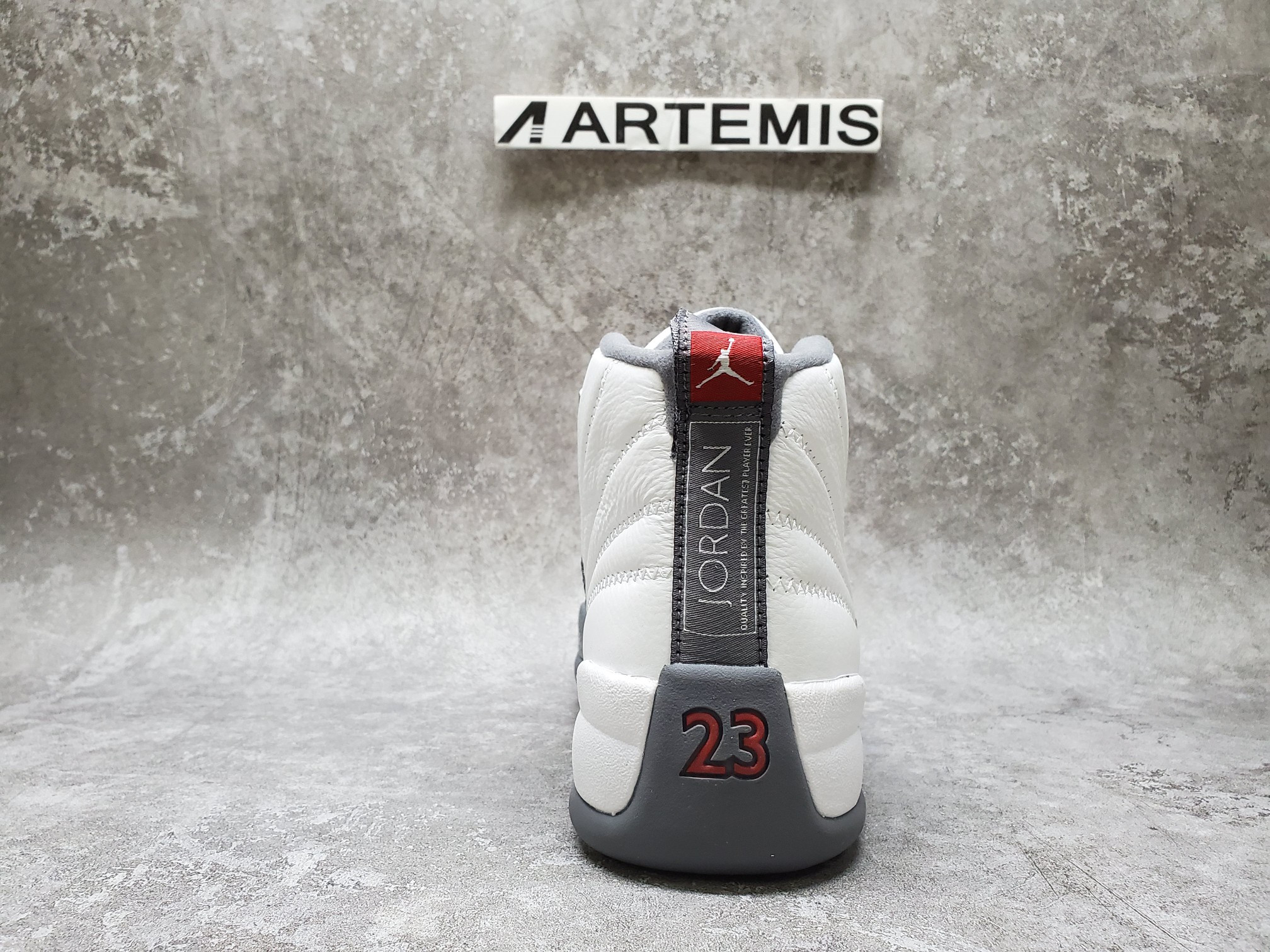 Air Jordan 12 Retro White Dark Grey