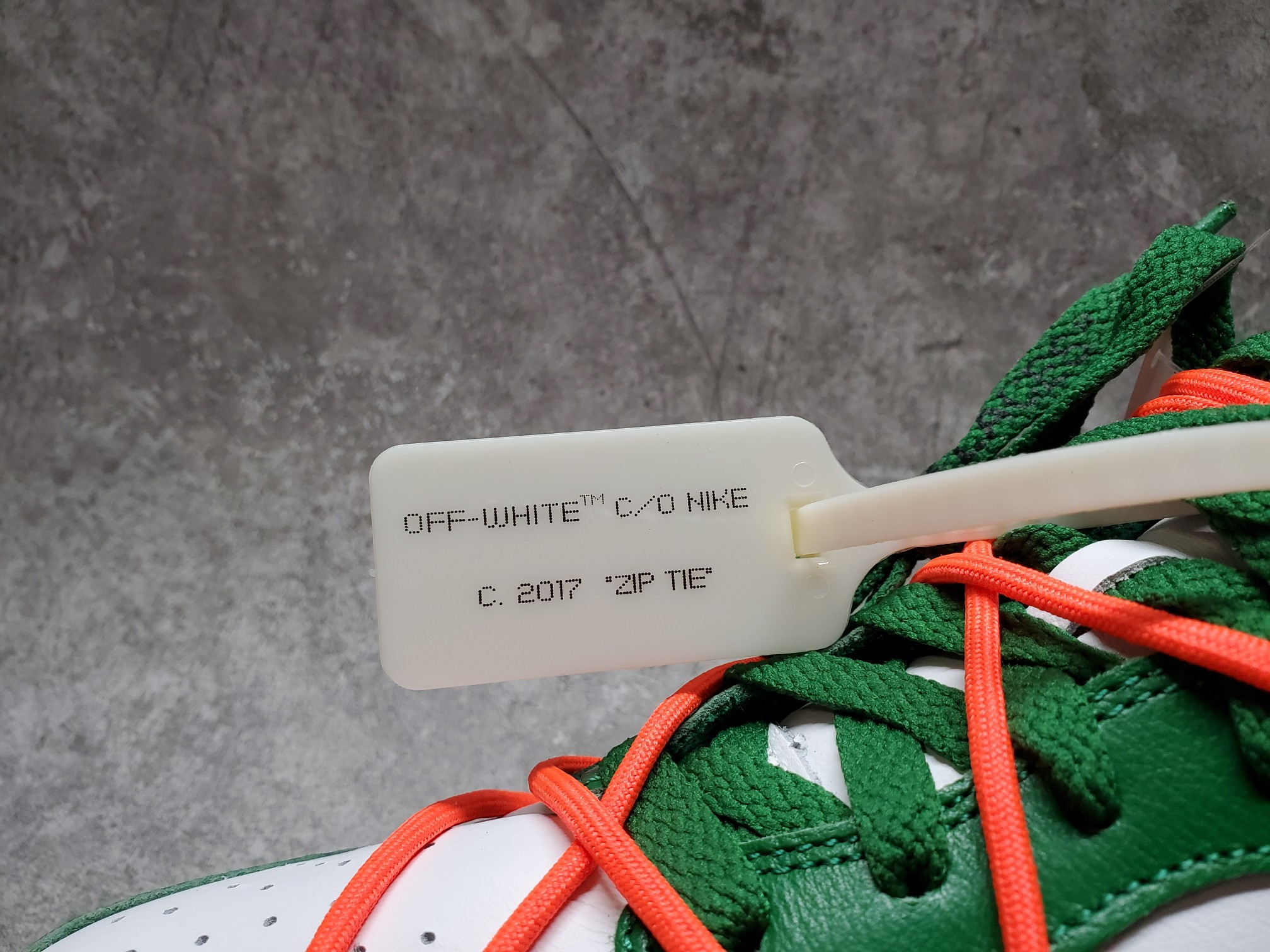 Nike Dunk Low Off -White "PINE GREEN"