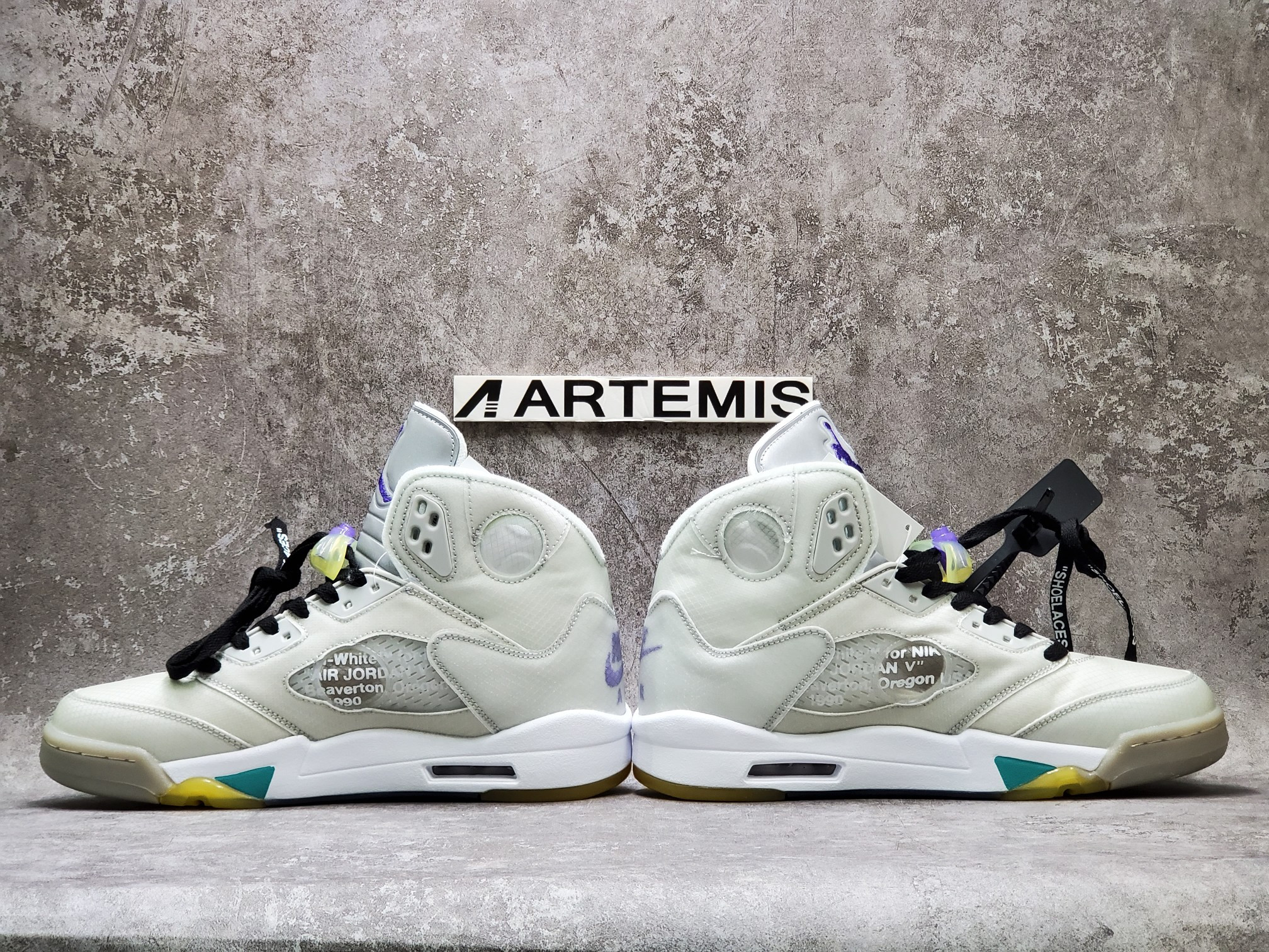 Air Jordan 5 Retro Off White Grape
