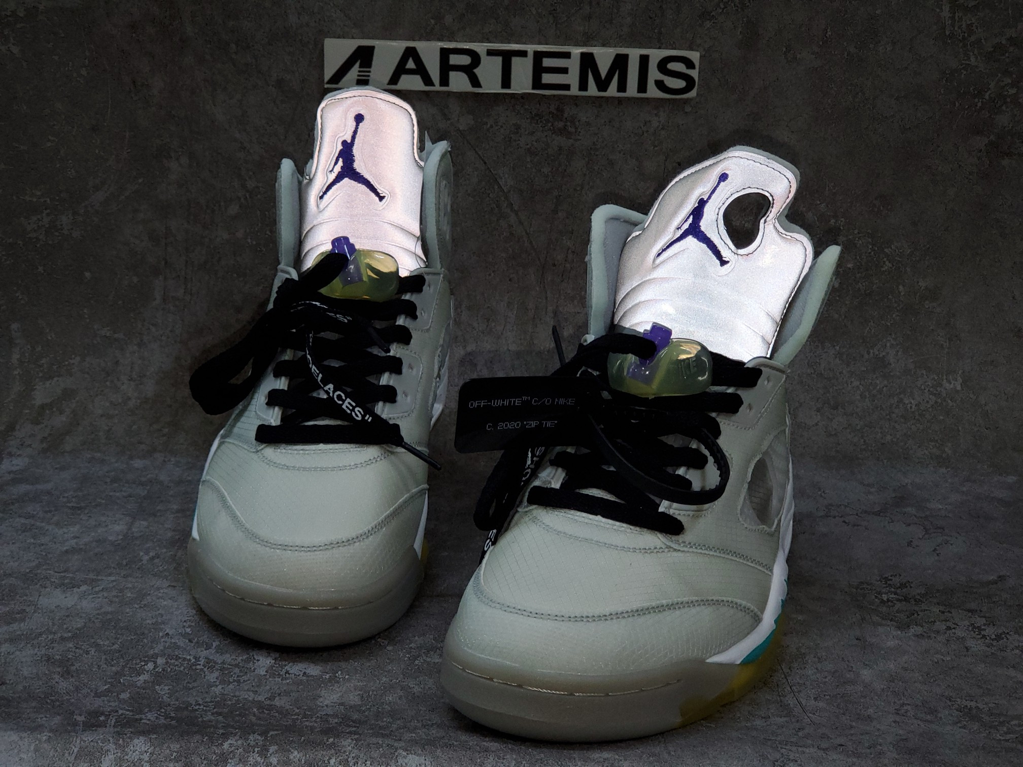 Air Jordan 5 Retro Off White Grape