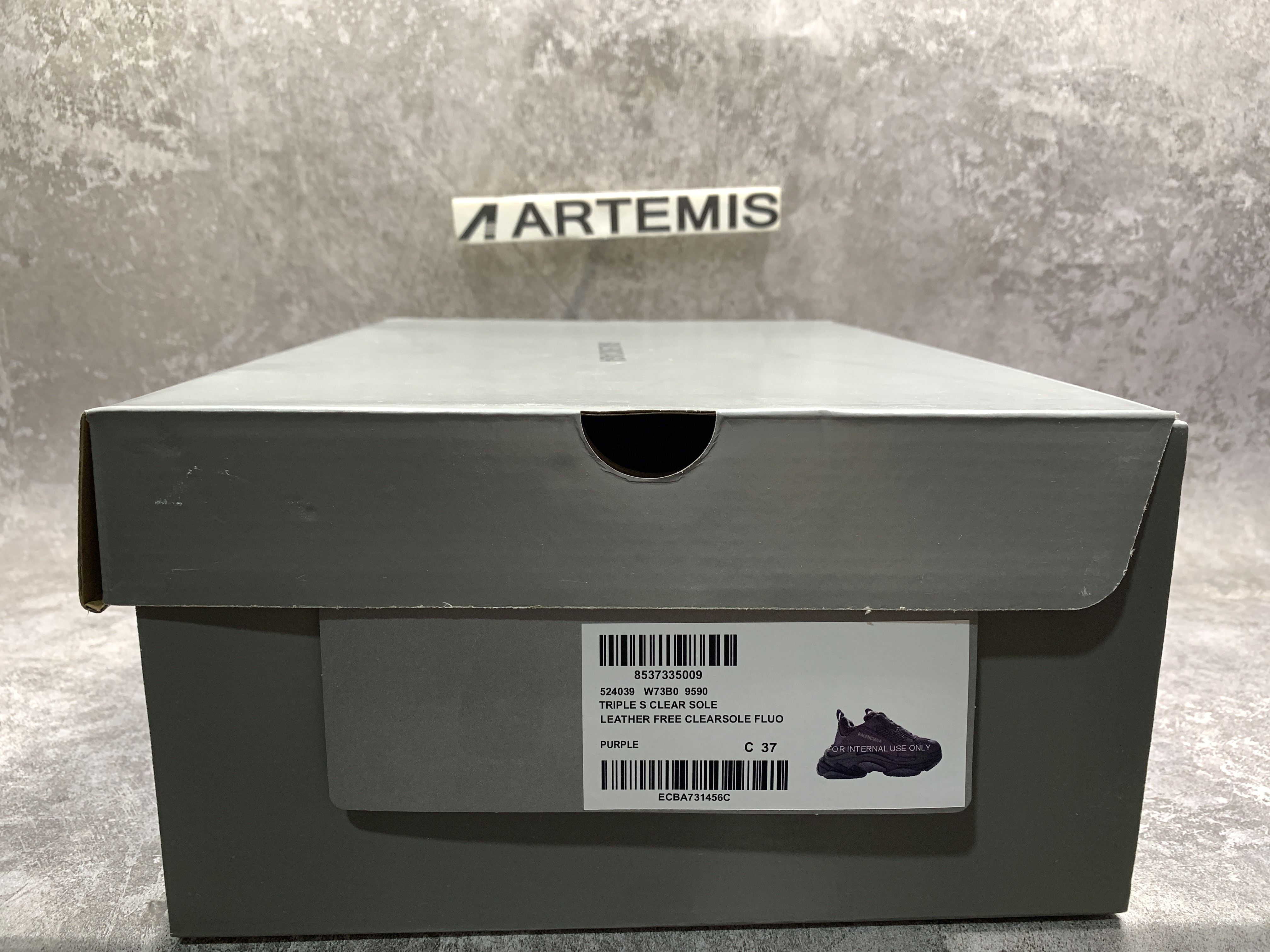 Balenciga Triple S Sneaker Purple