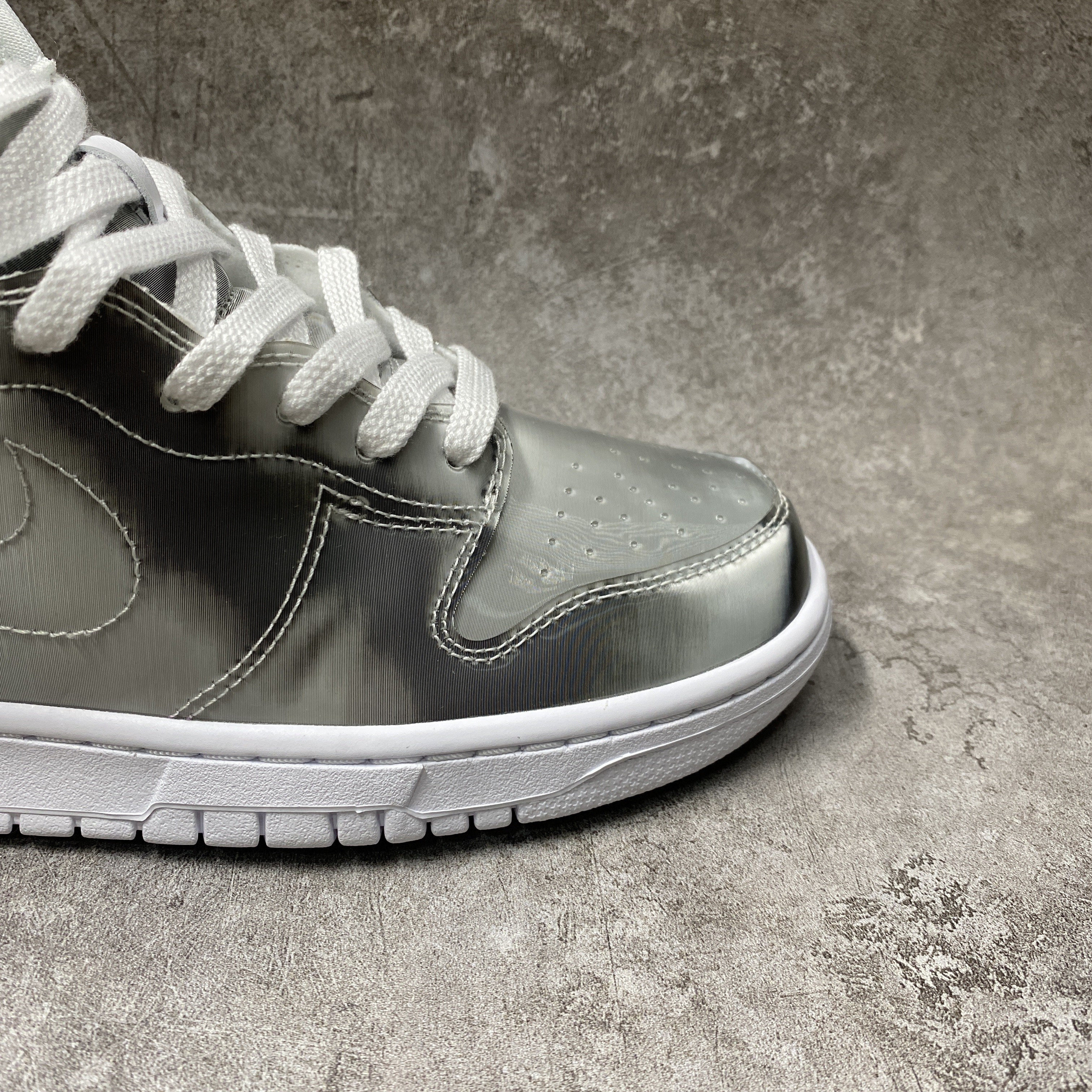 Nike Dunk High CLOT Metallic Silver