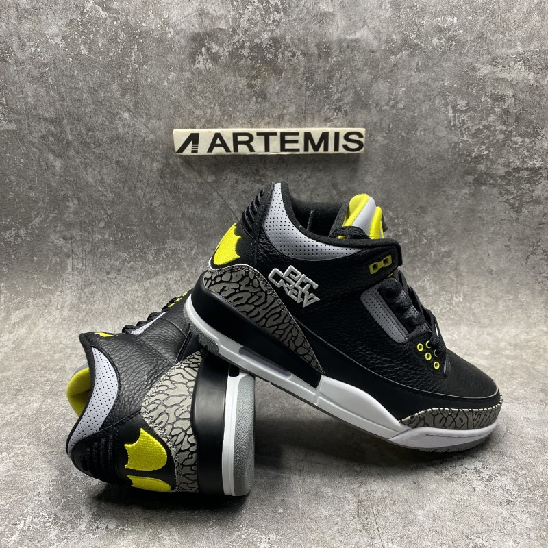 Air Jordan 3 Retro Oregon Ducks Pit Crew Black