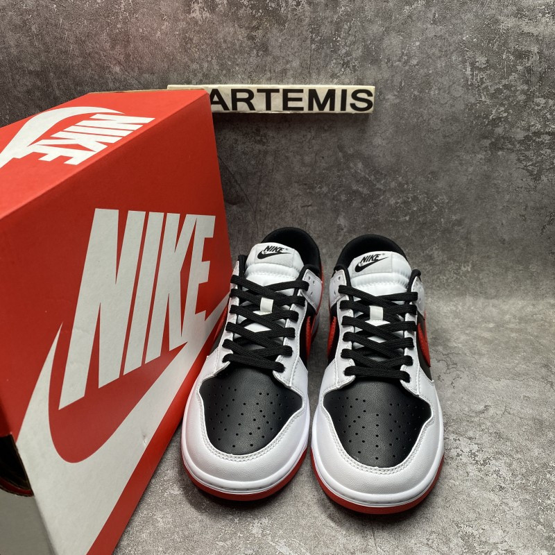 Nike Dunk Low Retro White Black University Red