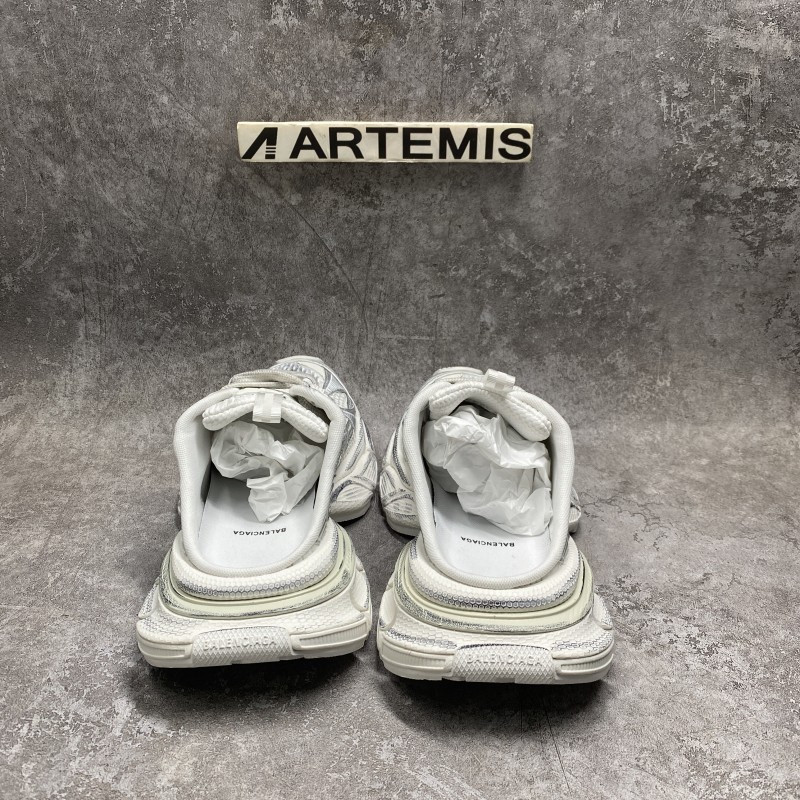 Balenciga 3XL Mule Sneakers in White