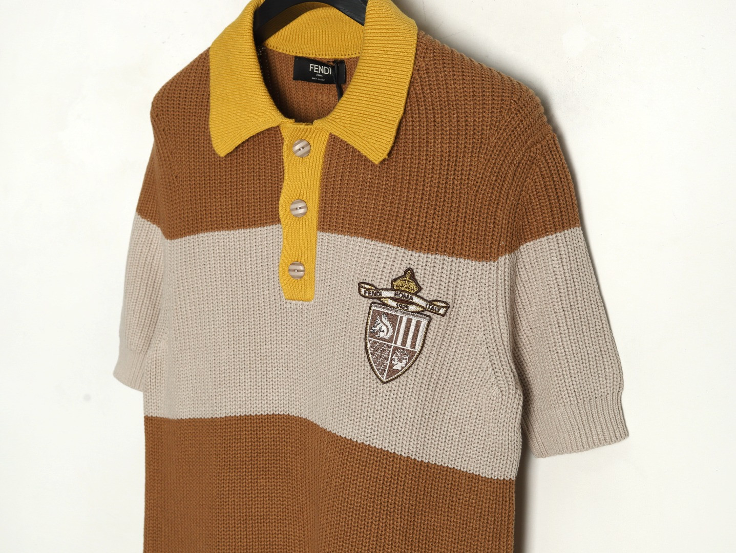 F**di fd knitting short-sleeved