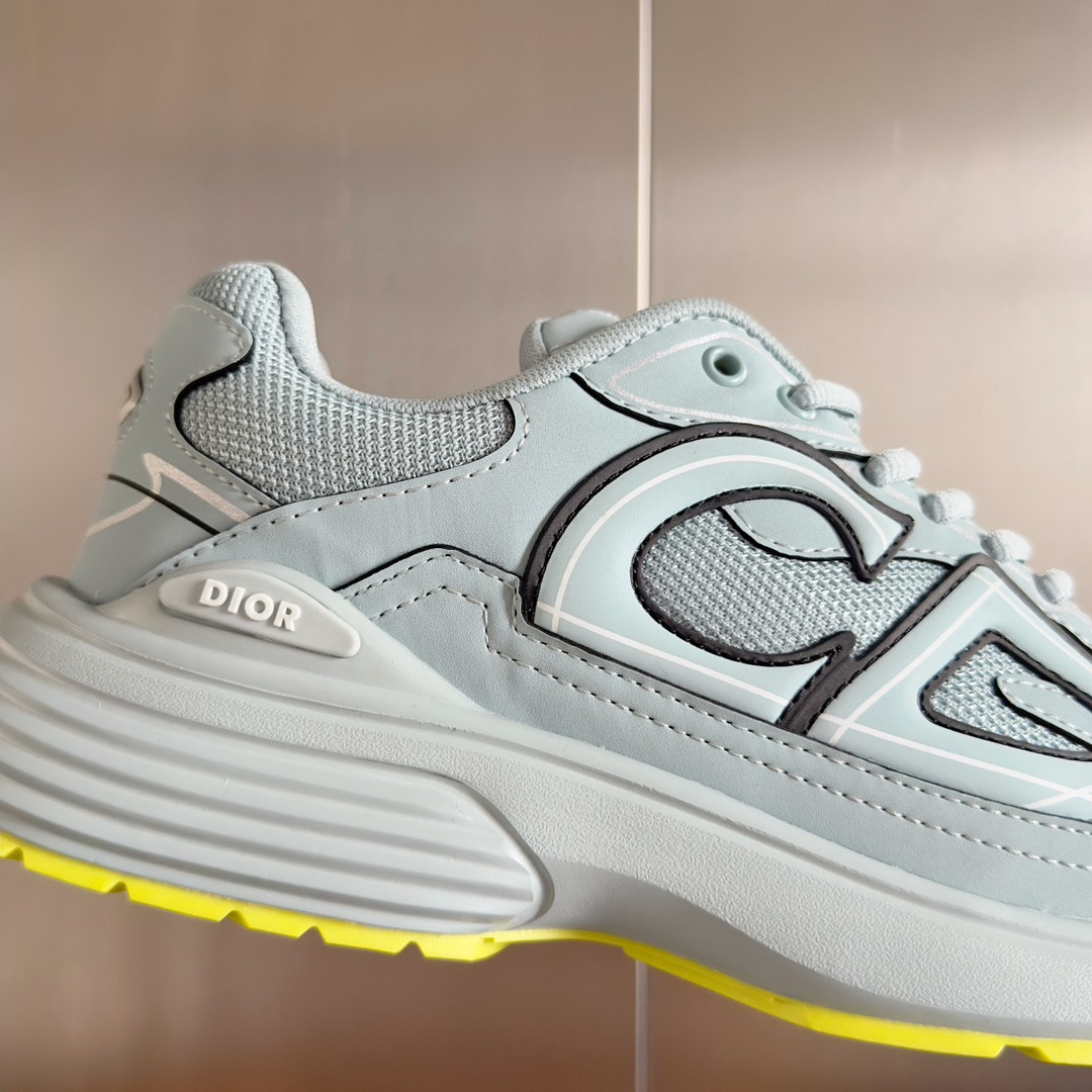 ua D*or b30 sneaker blue mesh and technical fabric