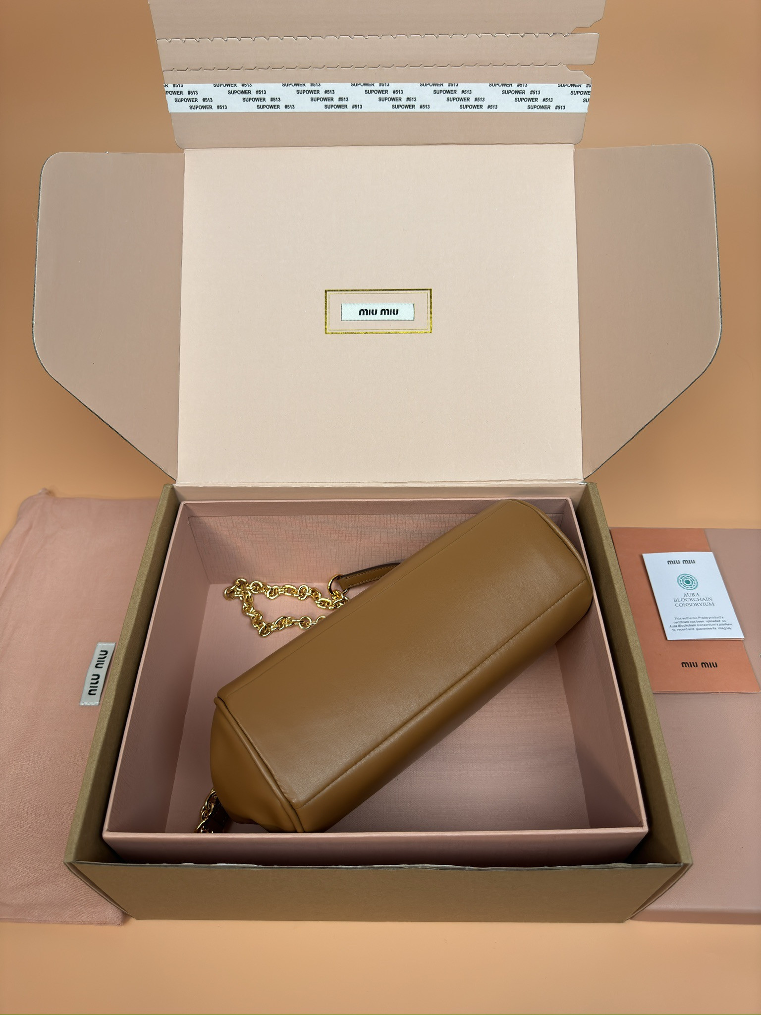 Miu Miu Leather shoulder bag  13.5x24x9cm