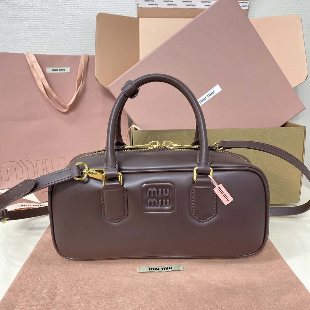Miu Miu Arcadie leather bag 12x27x9cm