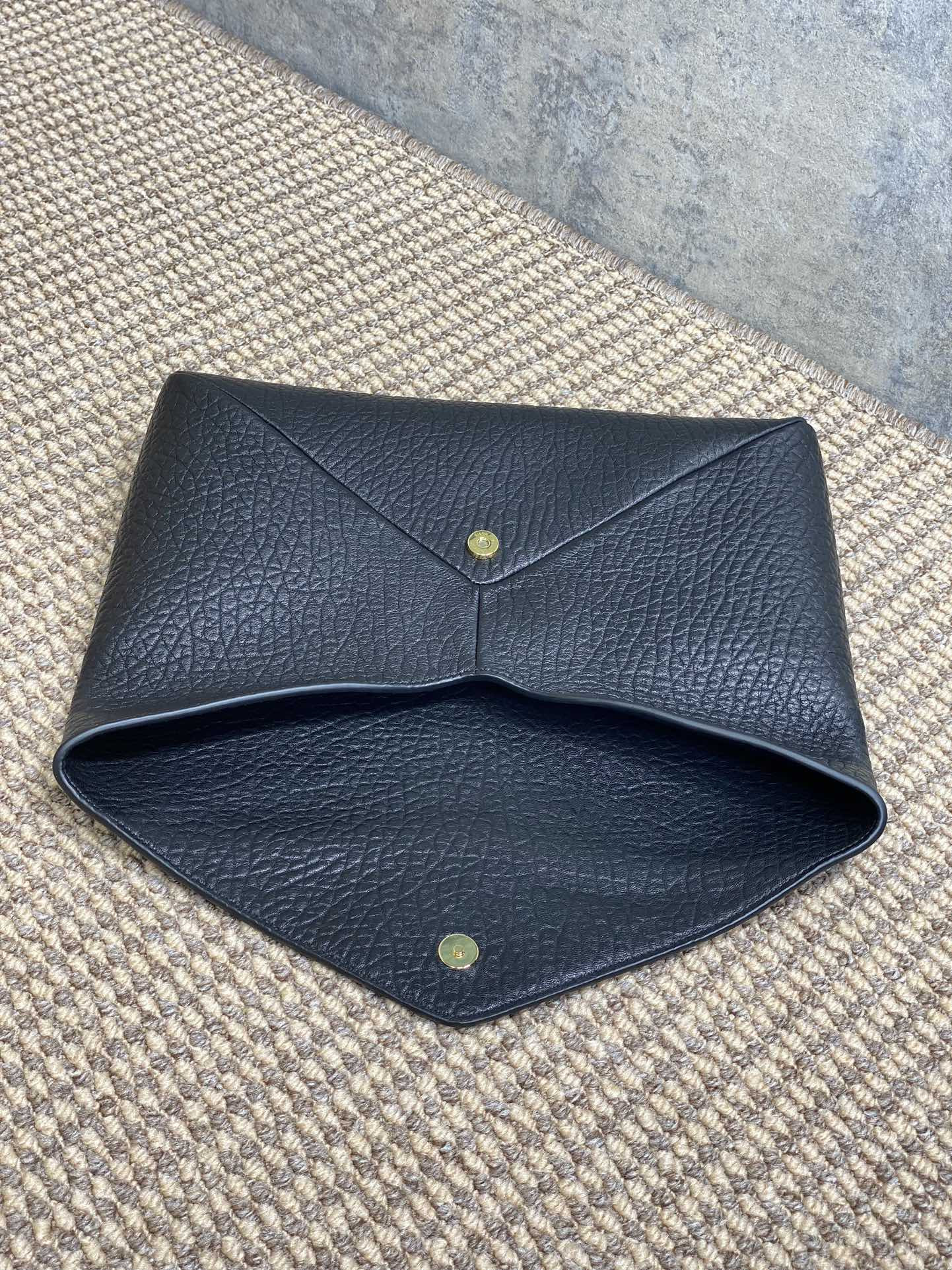 Y*L cassandre large envelope pouch in lambskin 29.5x18x4.5cm