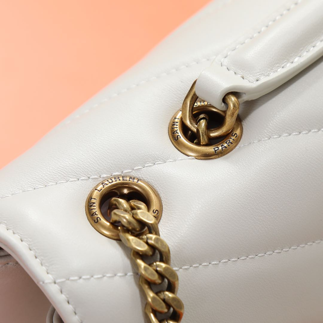 Y*L loulou medium in matelassÉ lambskin 29x17x8cm