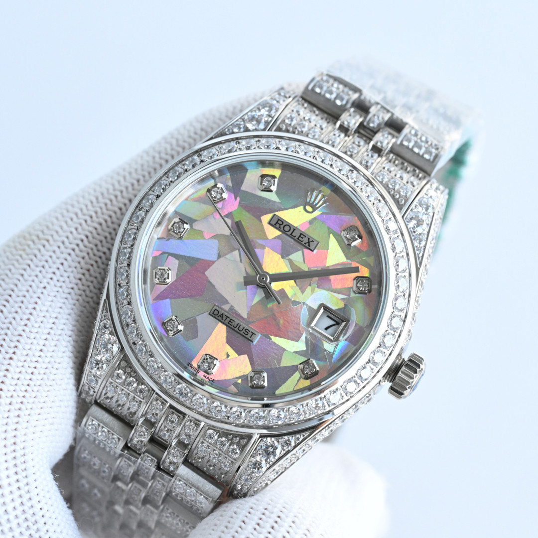 r*l*x datejust 41mm full Di*m*nd series