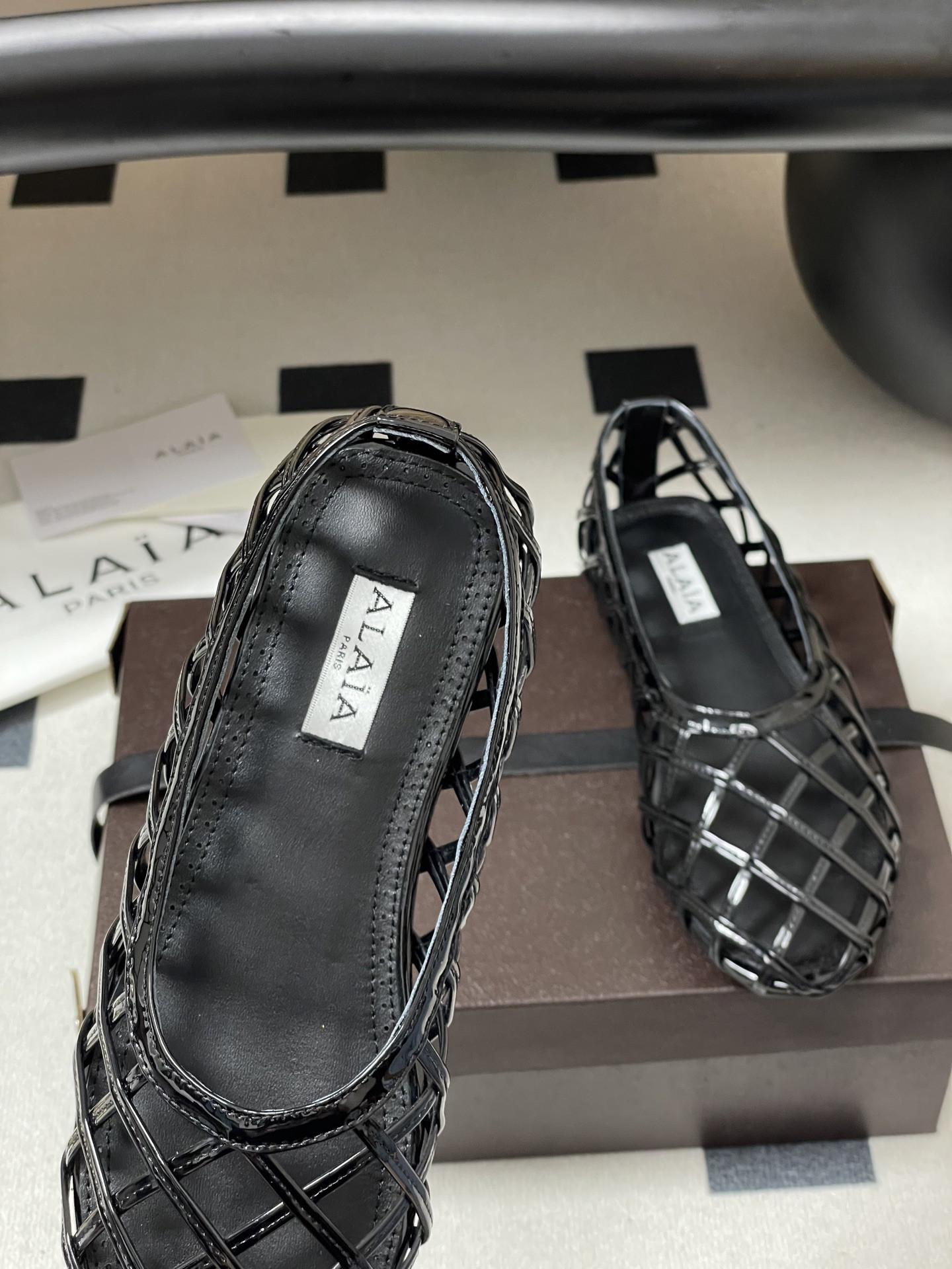 UA Alaïa CAGE BALLET FLATS(Customized Size 7-10 days production time)