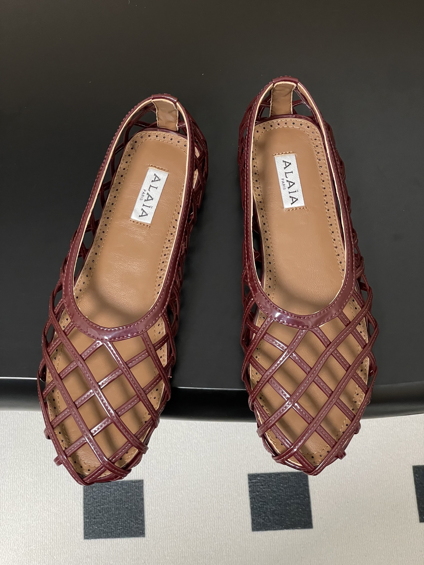 UA Alaïa CAGE BALLET FLATS(Customized Size 7-10 days production time)